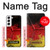 S3303 Allemagne Drapeau graphique Football Millésime Etui Coque Housse pour Samsung Galaxy S22