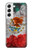 S3314 Mexique Drapeau Vinatage Football Graphique Etui Coque Housse pour Samsung Galaxy S22
