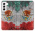 S3314 Mexique Drapeau Vinatage Football Graphique Etui Coque Housse pour Samsung Galaxy S22