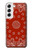 S3355 Motif Bandana Rouge Etui Coque Housse pour Samsung Galaxy S22
