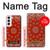 S3355 Motif Bandana Rouge Etui Coque Housse pour Samsung Galaxy S22