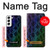 S3366 Arc en ciel Python graphique Imprimer Peau Etui Coque Housse pour Samsung Galaxy S22