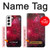 S3368 Zodiaque Rouge Galaxie Etui Coque Housse pour Samsung Galaxy S22