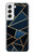 S3479 Marine Bleu Art Graphique Etui Coque Housse pour Samsung Galaxy S22