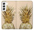 S3490 ananas or Etui Coque Housse pour Samsung Galaxy S22