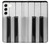 S3524 Clavier de piano Etui Coque Housse pour Samsung Galaxy S22
