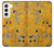 S3528 Bullet Rouille Jaune Métal Etui Coque Housse pour Samsung Galaxy S22
