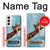 S3680 Girafe de sourire mignon Etui Coque Housse pour Samsung Galaxy S22