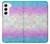 S3747 Polygone de drapeau trans Etui Coque Housse pour Samsung Galaxy S22