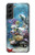S0227 L'aquarium Etui Coque Housse pour Samsung Galaxy S22 Plus
