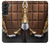 S0270 chocolat Etui Coque Housse pour Samsung Galaxy S22 Plus