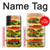S0790 Hamburger Etui Coque Housse pour Samsung Galaxy S22 Plus