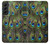 S1965 Paon Plume Etui Coque Housse pour Samsung Galaxy S22 Plus