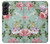 S2178 Peinture Fleur Art Floral Etui Coque Housse pour Samsung Galaxy S22 Plus