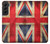 S2303 Drapeau britannique UK Millésime Etui Coque Housse pour Samsung Galaxy S22 Plus