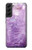 S2690 Cristaux améthyste imprimés graphiques Etui Coque Housse pour Samsung Galaxy S22 Plus
