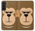 S2721 Mignon grincheux Singe Dessin animé Etui Coque Housse pour Samsung Galaxy S22 Plus