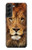 S2870 Lion Roi des Bêtes Etui Coque Housse pour Samsung Galaxy S22 Plus