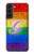 S2899 Arc en ciel LGBT Gay Pride Drapeau Etui Coque Housse pour Samsung Galaxy S22 Plus