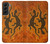 S2901 Lezard Art autochtone Etui Coque Housse pour Samsung Galaxy S22 Plus