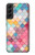S2947 Bonbons Minimal Couleurs pastel Etui Coque Housse pour Samsung Galaxy S22 Plus