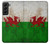 S2976 Pays de Galles Football Football Drapeau Etui Coque Housse pour Samsung Galaxy S22 Plus