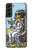 S3067 Carte de tarot Reine des Coupes Etui Coque Housse pour Samsung Galaxy S22 Plus