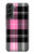 S3091 Motif rose à carreaux Etui Coque Housse pour Samsung Galaxy S22 Plus