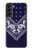 S3357 Marine Bleu Bandana Motif Etui Coque Housse pour Samsung Galaxy S22 Plus