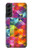 S3477 Motif abstrait de diamant Etui Coque Housse pour Samsung Galaxy S22 Plus