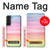 S3507 Coloré Arc-en-ciel pastel Etui Coque Housse pour Samsung Galaxy S22 Plus