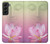 S3511 Fleur de lotus Bouddhisme Etui Coque Housse pour Samsung Galaxy S22 Plus