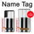 S3524 Clavier de piano Etui Coque Housse pour Samsung Galaxy S22 Plus