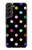 S3532 Coloré à pois Etui Coque Housse pour Samsung Galaxy S22 Plus