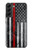 S3687 Drapeau américain de pompier mince ligne rouge Etui Coque Housse pour Samsung Galaxy S22 Plus