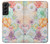 S3705 Fleur florale pastel Etui Coque Housse pour Samsung Galaxy S22 Plus