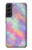 S3706 Arc-en-ciel pastel Galaxy Pink Sky Etui Coque Housse pour Samsung Galaxy S22 Plus