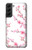 S3707 Fleur de cerisier rose fleur de printemps Etui Coque Housse pour Samsung Galaxy S22 Plus