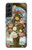 S3749 Vase de fleurs Etui Coque Housse pour Samsung Galaxy S22 Plus