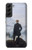 S3789 Wanderer above the Sea of Fog Etui Coque Housse pour Samsung Galaxy S22 Plus