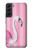 S3805 Flamant Rose Pastel Etui Coque Housse pour Samsung Galaxy S22 Plus