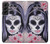 S3821 Sugar Skull Steampunk Fille Gothique Etui Coque Housse pour Samsung Galaxy S22 Plus