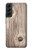 S3822 Graphique de la texture du bois imprimé Etui Coque Housse pour Samsung Galaxy S22 Plus