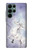 S1134 Cheval Blanc Licorne Etui Coque Housse pour Samsung Galaxy S22 Ultra