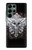 S1434 Crâne Tatouage Motard Aile Etui Coque Housse pour Samsung Galaxy S22 Ultra