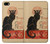 S2739 Chat Noir Black Cat Vintage Etui Coque Housse pour iPhone 5 5S SE
