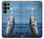 S1594 Pêche à l'achigan Etui Coque Housse pour Samsung Galaxy S22 Ultra