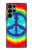 S1870 Tie Dye Paix Etui Coque Housse pour Samsung Galaxy S22 Ultra