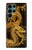 S2804 Dragon d'or imprimé chinois Etui Coque Housse pour Samsung Galaxy S22 Ultra