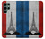 S2859 Drapeau France millésimé Tour Eiffel Etui Coque Housse pour Samsung Galaxy S22 Ultra